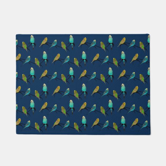 Budgie Frenzy door Mat (marine) (Voorkant)