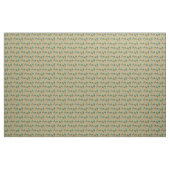 Budgie Frenzy Fabric (Goud) Stof (Yard (91,4 cm))