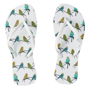 Budgie Frenzy Flip Flops (Kies kleur)