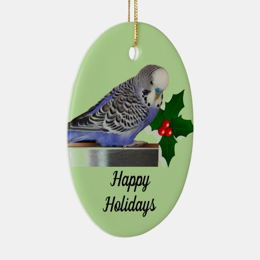 Budgie Holiday Ornament (Rechts)