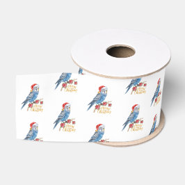 Budgie Kerstmis Grosgrain Lint