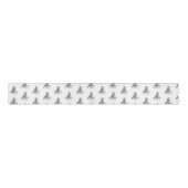 Budgie Kerstmis Grosgrain Lint (Voorkant)