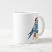 Budgie Kerstmis Grote Koffiekop (Voorkant rechts)