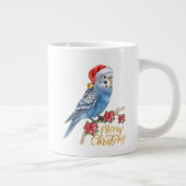 Budgie Kerstmis Grote Koffiekop (Rechts)