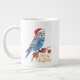 Budgie Kerstmis Grote Koffiekop