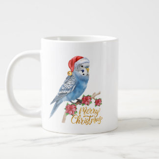 Budgie Kerstmis Grote Koffiekop