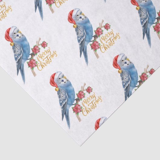 Budgie Kerstmis  Tissuepapier (Detail)