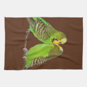 Budgie Kisses Kitchen Towel Theedoek (Horizontaal)