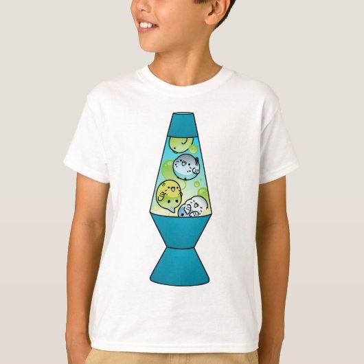 Budgie Lava Lamp T-shirt (Voorkant)