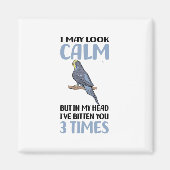Budgie Lover Magneet (Voorkant)