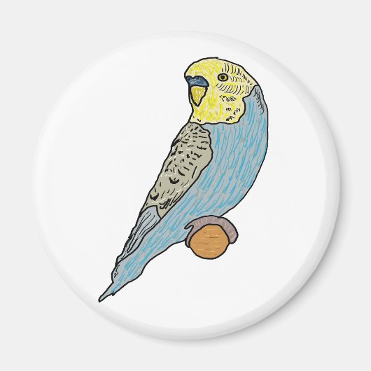 Budgie Magneet (Voorkant)