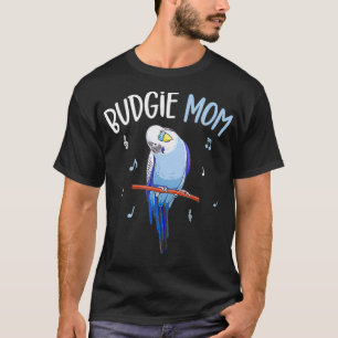 Budgie mama Parakeet Budgerigar Womens Funny T-shirt