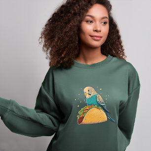 Budgie met Taco Quirky Bird Lover's Delight Trui