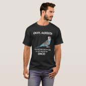 Budgie Millet Cob Pet Bird Boedgerigar Paraket Fun T-shirt (Voorkant volledig)