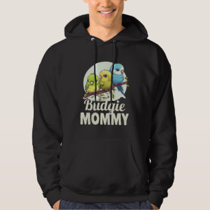 Budgie Moeder Grasparkiet Parkiet Vogel 3 Hoodie