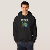 Budgie Moeder Grasparkiet Parkiet Vogel 60 Hoodie (Voorkant volledig)
