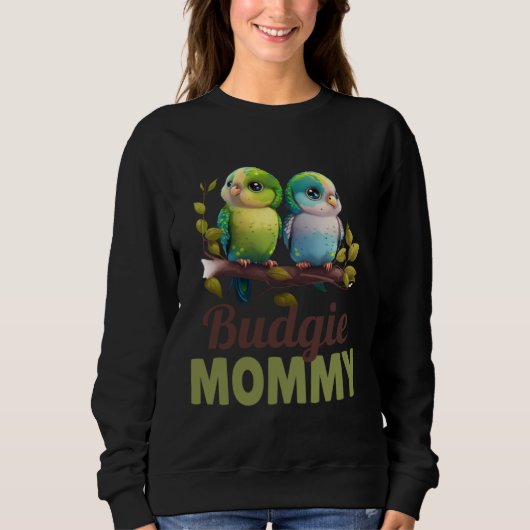 Budgie Mom Budgerigar Parakeet Bird 7 Trui (Voorkant)