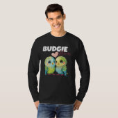 Budgie Mom Budgerigar Parakeet Bird 84 T-shirt (Voorkant volledig)