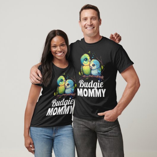 Budgie Mom Budgerigar Parakeet Vogel 9 T-shirt (Unisex)