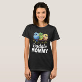 Budgie Mom Budgerigar Paraket Vogel Pullover Hoodi (Voorkant volledig)
