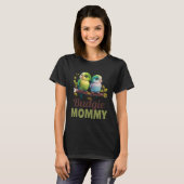 Budgie Mom Budgerigar Paraket Vogel Pullover Hoodi (Voorkant volledig)