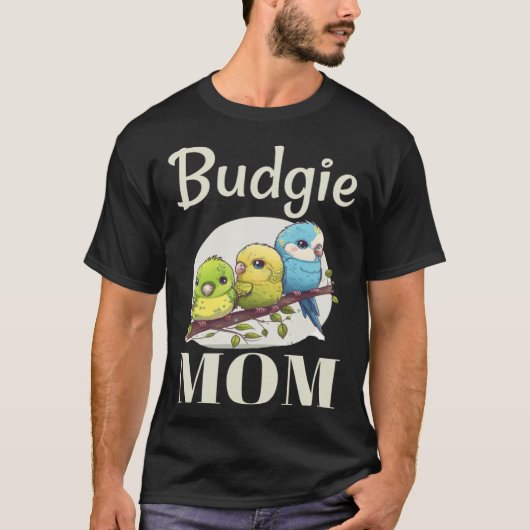 Budgie Mom Budgerigar Paraket Vogel Pullover Hoodi (Voorkant)