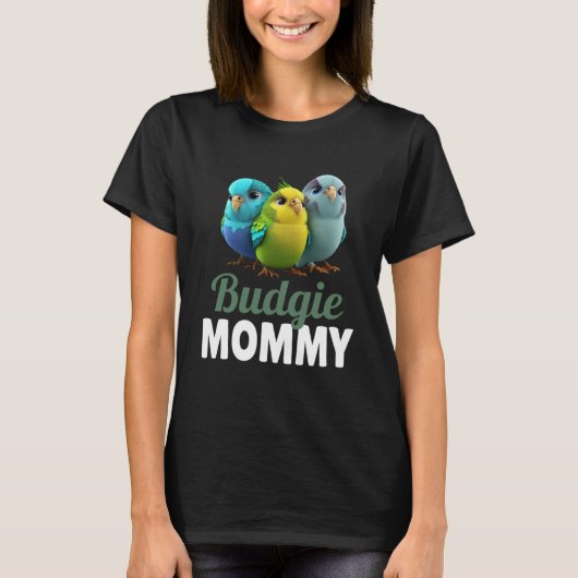 Budgie Mom Budgerigar Paraket Vogel Pullover Hoodi (Voorkant)