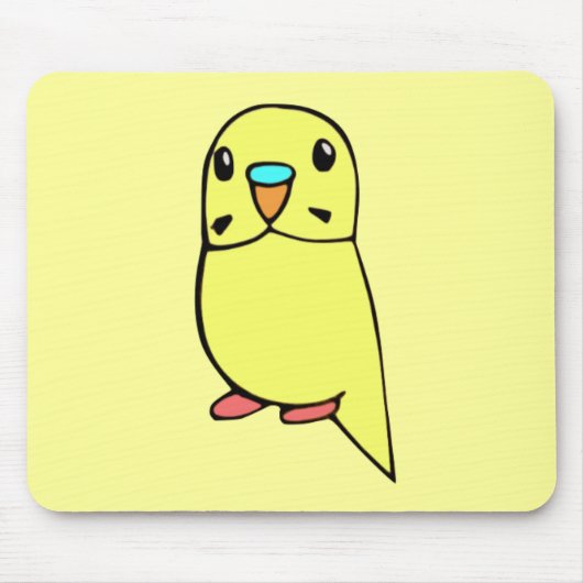 Budgie Mousepad Muismat (Voorkant)