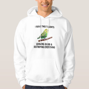 Budgie Owner Budgie Lover Parakeet Bird Budgerigar Hoodie