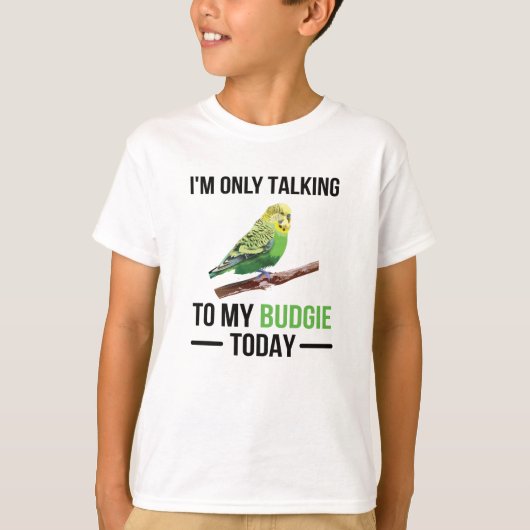 Budgie Owner Budgie Lover Parakeet Bird Budgerigar T-shirt (Voorkant)