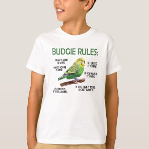 Budgie Owner Budgie Lover Parakeet Bird Budgerigar T-shirt