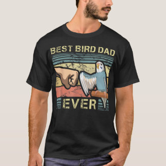 Budgie Papa Vogel Liefhebber Vader Dierenliefhebbe T-shirt