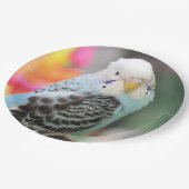 Budgie Papieren Bordje (Gekanteld)