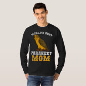 Budgie Parakeet Mom Budgerigar T-shirt (Voorkant volledig)