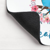 Budgie Paraket mama Mijn Kinderen hebben veren Muismat (Hoek)