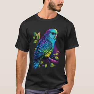Budgie Parkiet Grasparkiet Voge Aesthetische Vapor T-shirt