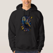 Budgie Space Budgerigar Parakeet Bird Hoodie (Voorkant)