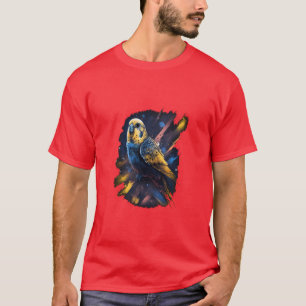 Budgie Space Budgerigar Parkiet Vogelvrienden T-shirt