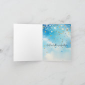  Budgie Theme Verjaardag Kaart (Binnen)