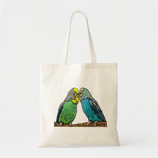 Budgie Tote Bag (Voorkant)