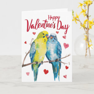 Budgie Valentijn Kaart