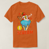 Budgie vogel Icecream T-shirt (Design voorkant)