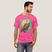 Budgie voor een Ornitholoog vogel eigenaar budgie  T-shirt (Voorkant volledig)