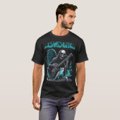 Budgieblue vleugels t-shirt (Voorkant volledig)