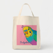Budgielove Boodschappentas Tote Bag (Voorkant)