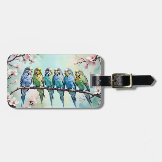 Budgies Bagagelabel (Voorkant horizontaal)