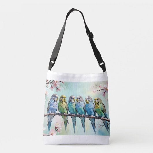 Budgies Crossbody Tas (Achterkant)