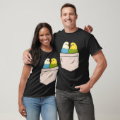 Budgies in borstzak Vogelparkiet Grappige Welli T-shirt (Unisex)