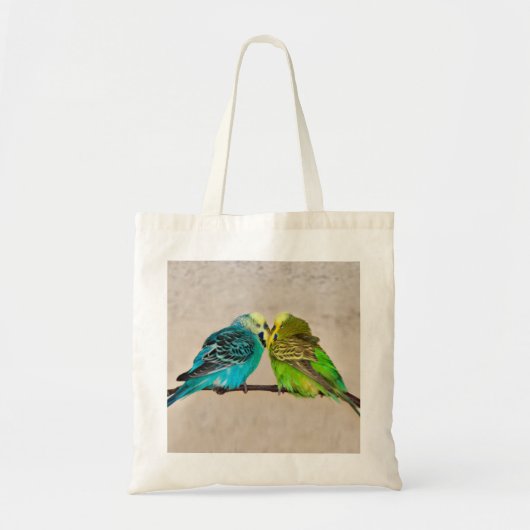 Budgies in Love Bag Tote Bag (Voorkant)