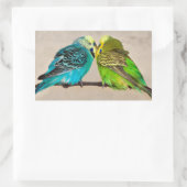 Budgies in Love Sticker (Tas)